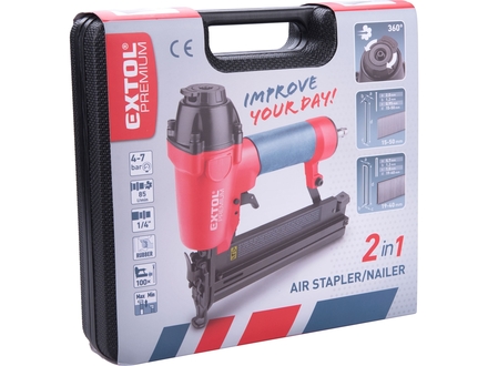 Pneu sponkovačka a hřebíkovačka Extol Premium (8865040) 2v1, pneu (4)