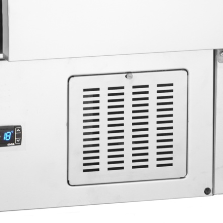 Saladeta dvoudveřová v kompletním nerezovém provedení Tefcold GS92-I (2)