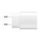 Nabíječka do sítě Samsung USB-C, 25W, bez kabelu - bílá (2)