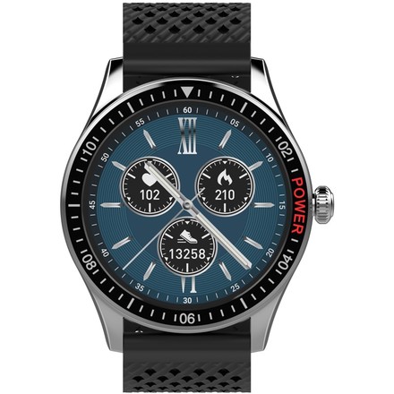 Chytré hodinky Carneo Prime GTR man - černé/ stříbrné
