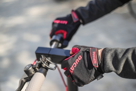 Rukavice Ducati Rukavice bílá-červená (1)