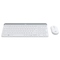 Set klávesnice s myší Logitech Wireless Combo Slim MK470 - bílá (2)