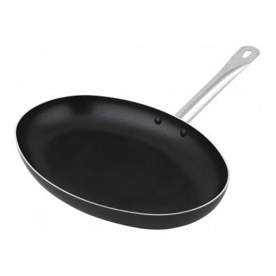 Pánev s nepřilnavým povrchem CS Solingen CS-081300 na ryby a steaky 35 x 26 cm SOLARIS PRO