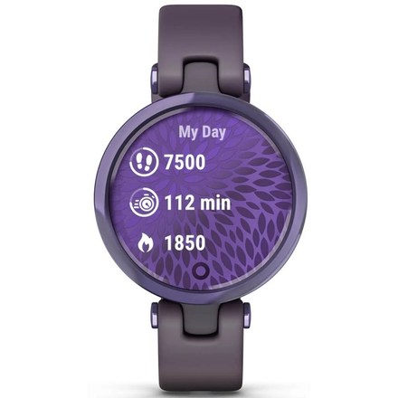 Chytré hodinky Garmin Lily Sport Midnight Orchid / Orchid Silicone Band