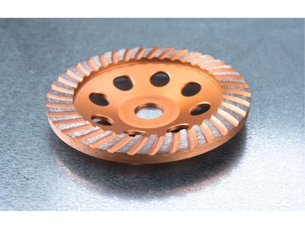 Diamantový kotouč Extol Industrial (8703101) brusný lamelový, O 115x22,2mm (1)