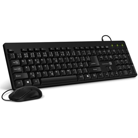 Set klávesnice s myší Connect IT Combo CKM-4000-CS, CZ/ SK - černá