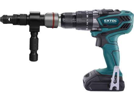 Nástavec nýtovací na vrtačku Fortum 4770663 nástavec nýtovací na vrtačku T, pro trhací nýty 2,4-6,4mm, CrMoV (2)