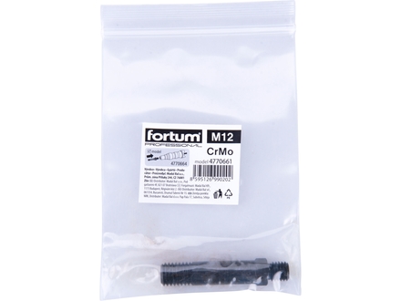 Nýtovací trn k nástavci na vrtačku Fortum 4770661 nýtovací trn k nástavci na vrtačku, M12 (1)