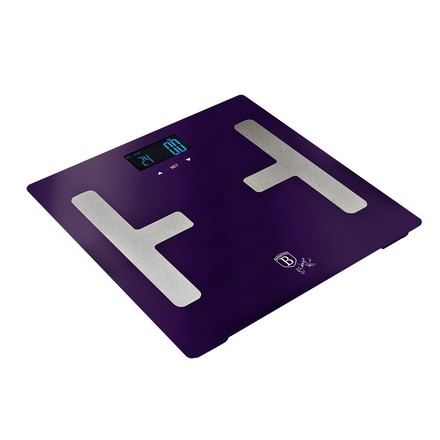 Osobní váha Berlingerhaus BH-9223 Osobní váha Smart s tělesnou analýzou 150 kg Purple Metallic Line