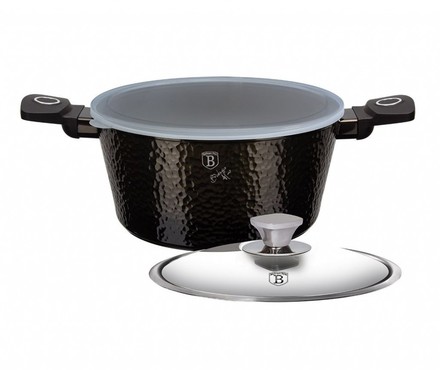 Kastrol s titanovým povrchem Berlingerhaus BH-6573 28 cm Primal Gloss Collection 2 poklice