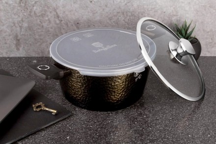 Kastrol s titanovým povrchem Berlingerhaus BH-6573 28 cm Primal Gloss Collection 2 poklice (3)