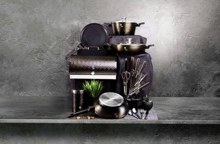 Kastrol s titanovým povrchem Berlingerhaus BH-6573 28 cm Primal Gloss Collection 2 poklice (4)