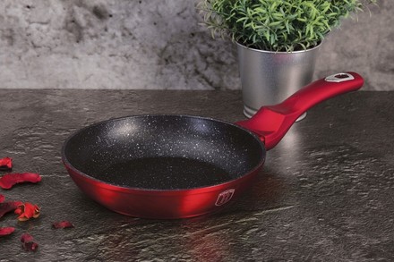 Pánev s mramorovým povrchem Berlingerhaus BH-1289 Pánev s mramorovým povrchem sada 3 ks Burgundy Metallic Line (3)