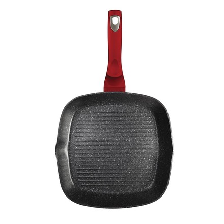 Pánev s mramorovým povrchem Berlingerhaus BH-1289 Pánev s mramorovým povrchem sada 3 ks Burgundy Metallic Line (5)