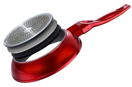 Pánev s mramorovým povrchem Berlingerhaus BH-1289 Pánev s mramorovým povrchem sada 3 ks Burgundy Metallic Line (6)