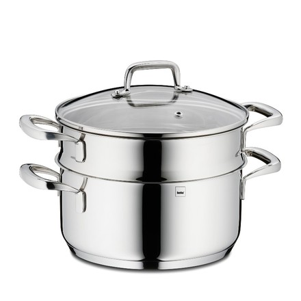 Hrnec napařovací s poklicí Kela KL-10190 nerez 18/10 FLAVORIA 20 cm sada 3 ks