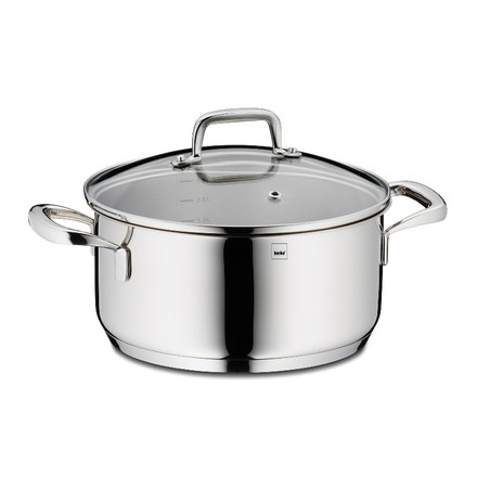 Kastrol s poklicí Kela KL-10172 nerez 18/10 FLAVORIA 20 cm