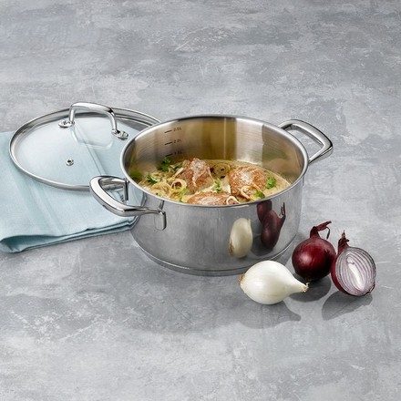 Kastrol s poklicí Kela KL-10172 nerez 18/10 FLAVORIA 20 cm (1)