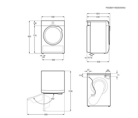 Sušička prádla AEG T8DBE48SC (4)