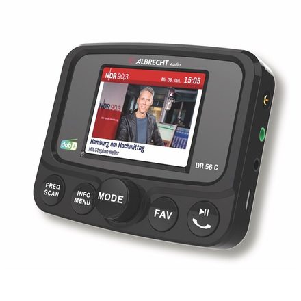 Autorádioadaptér s DAB Albrecht DR 56 C