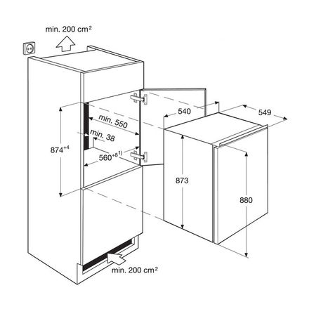 Vestavná monoklimatická chladnička Electrolux LRB2AE88S (3)