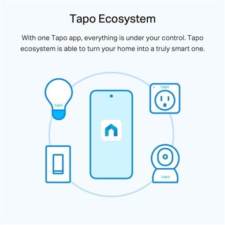 Chytrá žárovka TP-Link Tapo L510E(2-pack) E27, 8,7W, 230V, přes IP, stmívatelná, 2700K (5)