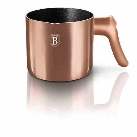 Mlékovar s mramorovým povrchem Berlingerhaus BH-1966 1,2l Rosegold Metallic Line (1)