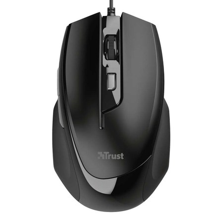 Počítačová myš Trust Voca Comfort / optická/ 6 tlačítek/ 2400DPI - černá