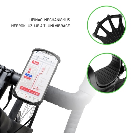 Držák na mobil Fixed Bikee 2 - černý (13)