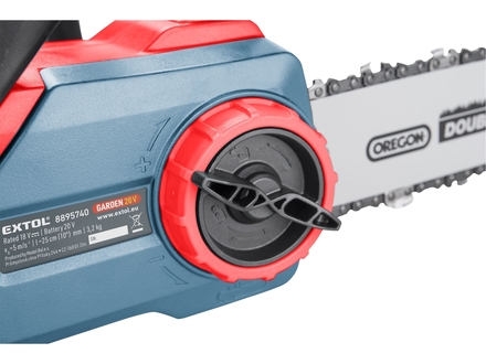Aku řetězová pila Extol Premium (8895741) 30cm, 20V Li-ion, bez baterie a nabíječky (4)