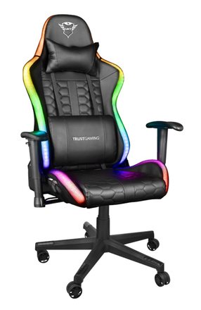 Herní židle Trust GXT716 RIZZA RGB LED CHAIR