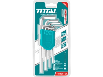 L-klíče Hex Total THT106191 L-klíče Hex, sada, industrial (1)
