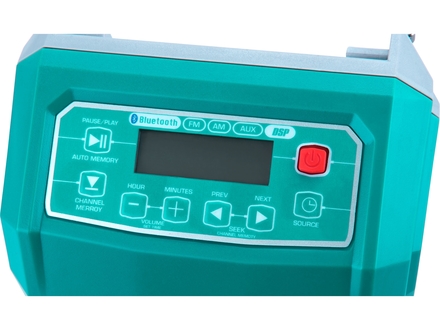 Stavební aku rádio Total TJRLI2001 rádio AKU, 20V Li-ion, 2000mAh, bez baterie a nabíječky, industrial (1)