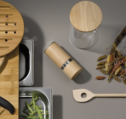 Dochucovací sada Kela KL-12193 Dochucovací sada na pepř a sůl 3 ks Kauri Buk 13 cm (3)