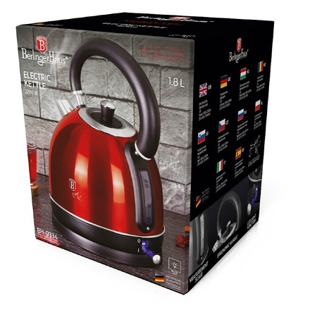 Rychlovarná konvice Berlingerhaus BH-9334 Rychlovarná konvice 1,8 l Metallic Line Burgundy Edition (6)