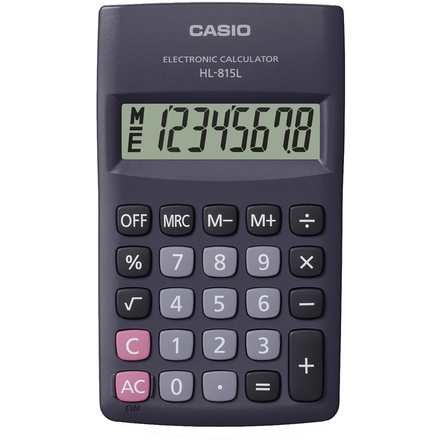 Kalkulačka Casio HL 815L BK (černá)