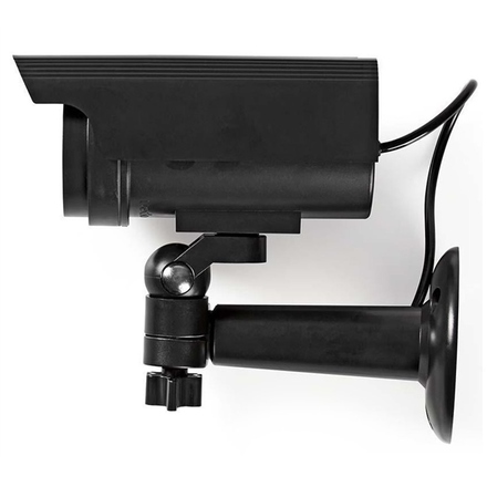 Maketa zabezpečovací kamery Nedis s blikající LED, bullet, IP44, venkovní (2)