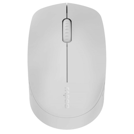 Počítačová myš Rapoo M100 / optická/ 3 tlačítka/ 1300DPI - světle šedá