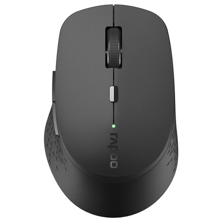 Počítačová myš Rapoo M300 / optická/ 6 tlačítek/ 1600DPI - tmavě šedá