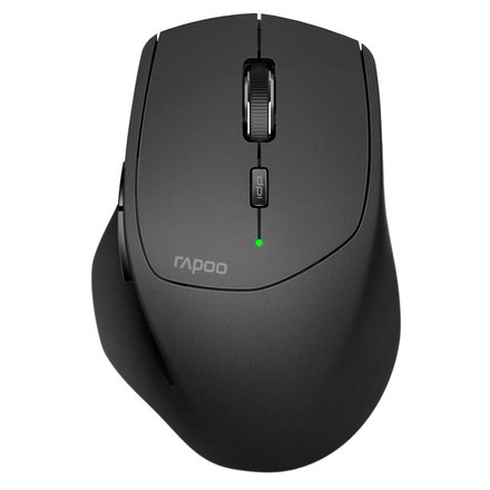 Počítačová myš Rapoo MT550 / optická/ 6 tlačítek/ 1600DPI - černá