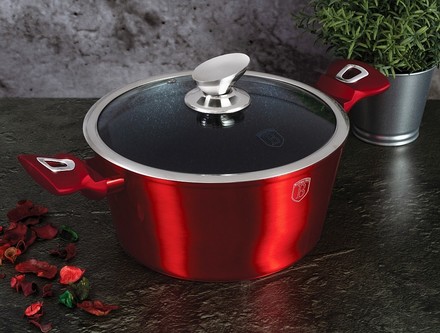 Sada nádobí s mramorovým povrchem Berlingerhaus BH-6150 10 ks Burgundy Metallic Line (6)