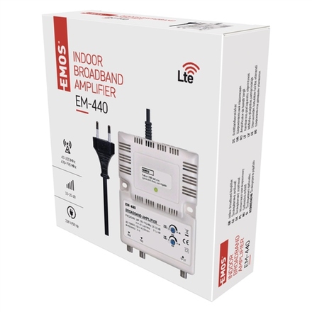 Širokopásmový zesilovač Emos EM440 Zesilovač širokopásmový EM440 (2)