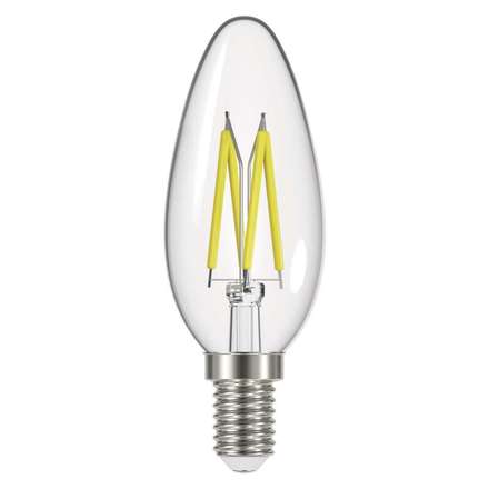 LED žárovka Emos Z74204 LED žárovka Filament Candle 6W E14 neutrální bílá