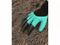 Rukavice Extol Premium 8856661 rukavice zahradní polyesterové s latexem a drápy na pravé ruce, velikost 8&quot; (2)