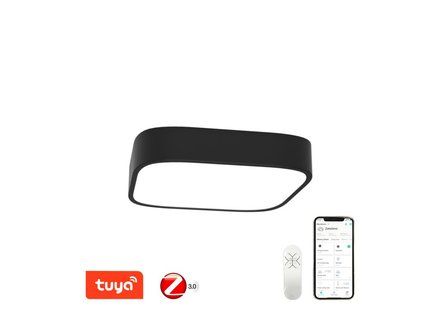 Stropní svítidlo Immax (07039L) NEO RECUADRO Smart stropní svítidlo 60cm 56W černé Zigbee 3.0