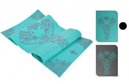 Fitness podložka Xqmax KO-8EF000080zele na jógu SLON 172x61cm zelená (1)