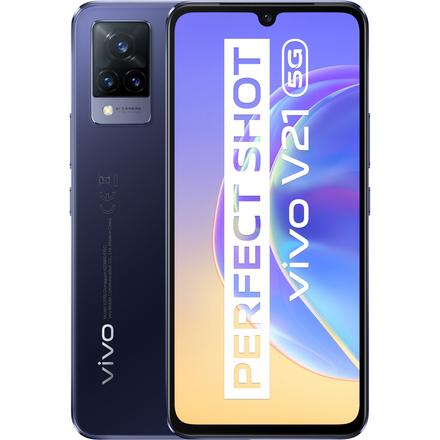 Mobilní telefon Vivo V21 5G Dusk Blue DS 8+128GB
