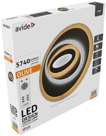 Stropní svítidlo Avide (9570540) LED OLIVE 76W ovl.CCT 6100lm (4)