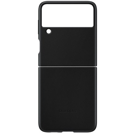 Kryt na mobil Samsung Leather Cover Galaxy Z Flip3 - černý