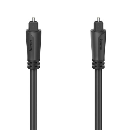 Optický kabel Hama Toslink optický, 1, 5 m - černý